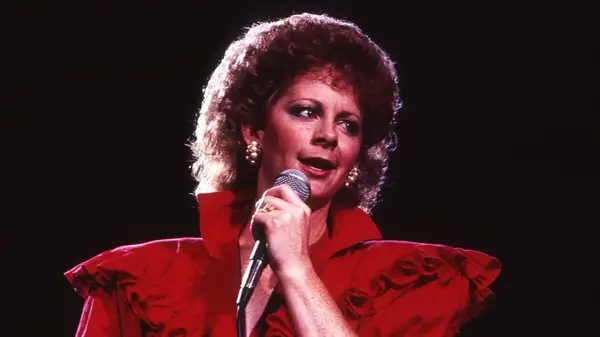Reba McEntire with a perm
