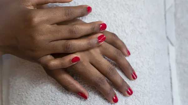 Red manicure
