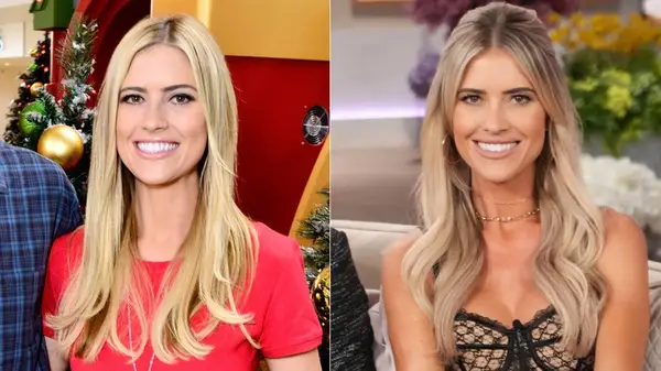 Christina Haack smiling in 2024 and Christina Haack smiling in 2025, side by side photos