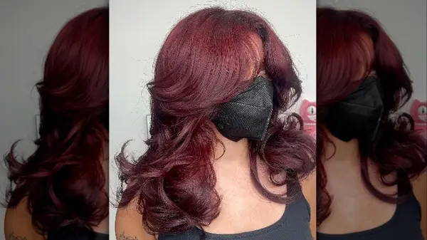 Person with long, voluminous hair