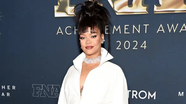 Rihanna at the Footwear News Achievement Awards