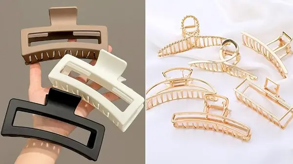 various hair claws for curly hair