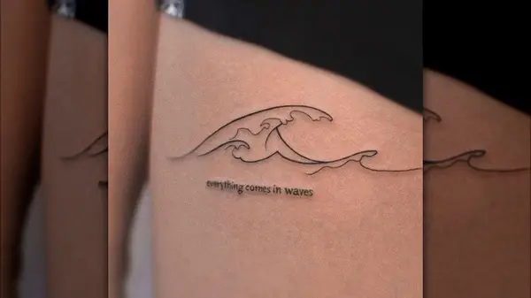 Wave tattoo