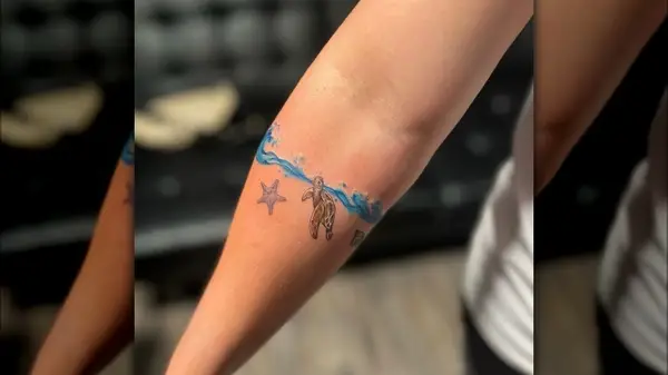 Ocean tattoo band