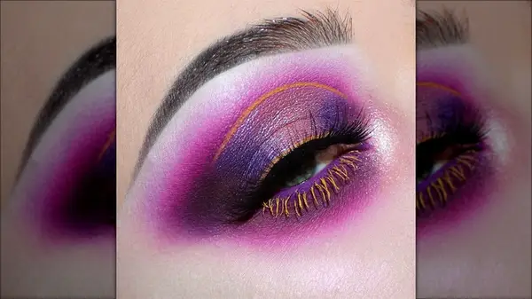 Colored lower lashes