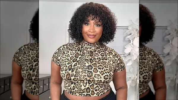 Woman with a textured bob