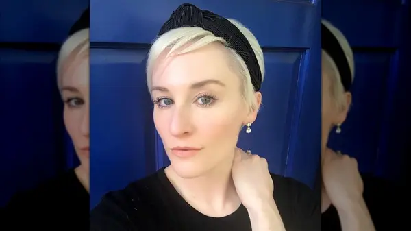 Woman in a black headband