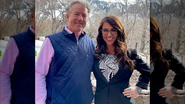 Lauren Boebert with a man on Instagram