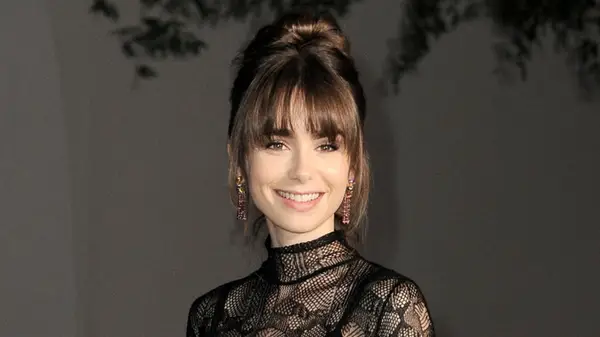 Lily Collins at 2nd Annual Academy Museum Gala in 2022
