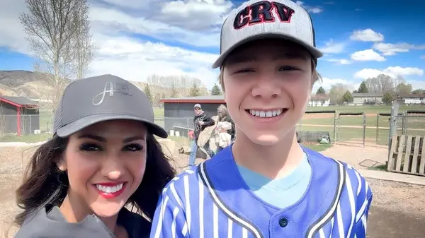 Lauren Boebert with her son