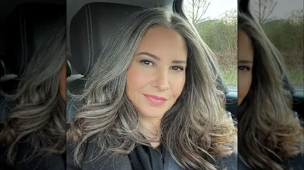 Woman with long hair