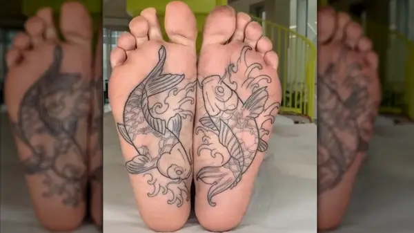 Koi feet tattoos