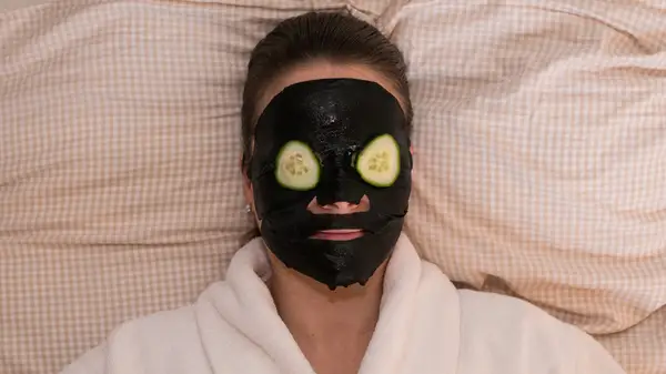 Asleep wearing face mask