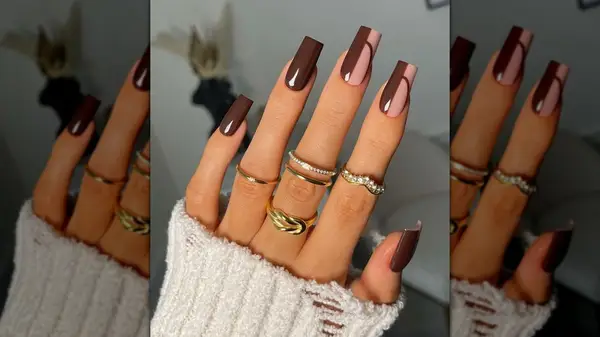 Brown nails on Instagram 