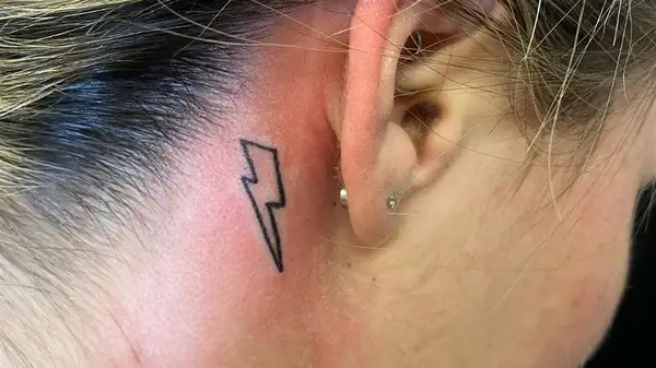 Lightning bolt tattoo