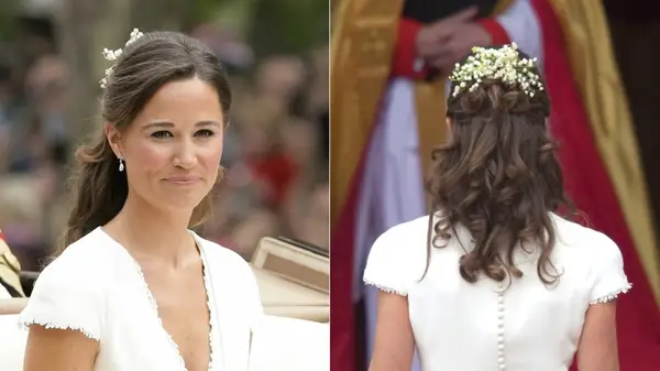 Side by side photos of Pippa Middleton on Kate Middleton