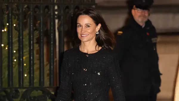 Pippa Middleton at Together at Christmas in black