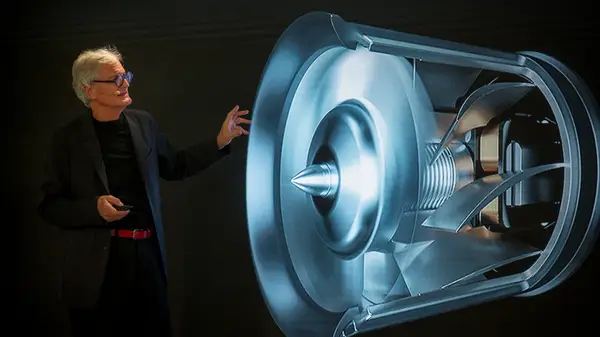 James Dyson explaining Airwrap technology