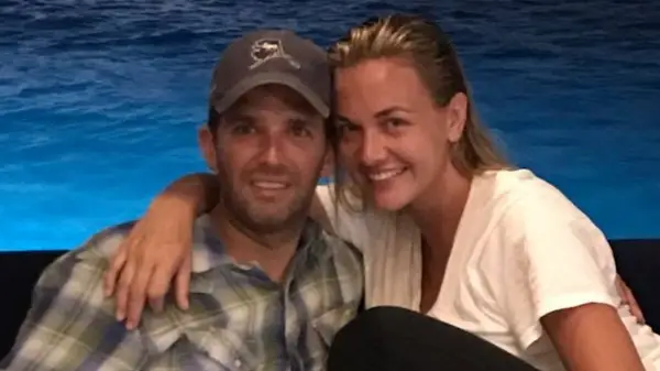 Donald Trump Jr. and Vanessa Trump on a boat