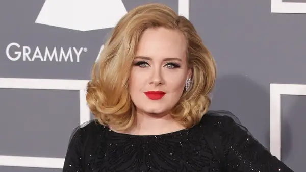 Adele on the red carpet