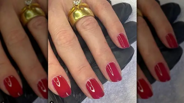 Red Jello nails