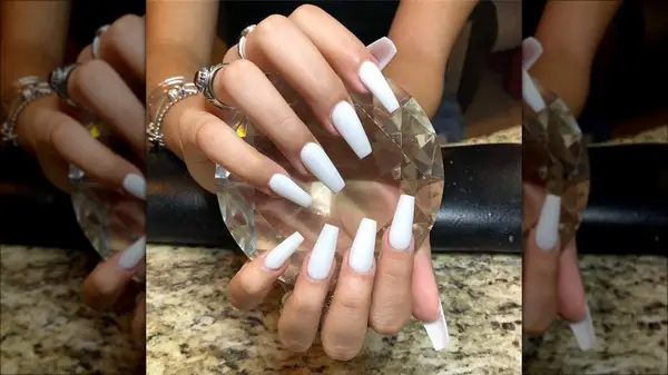 White manicure