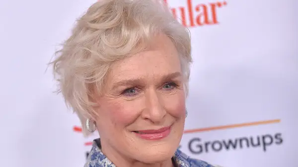 Glenn Close on a red carpet