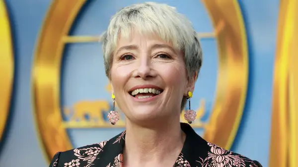 Emma Thompson smiling brightly