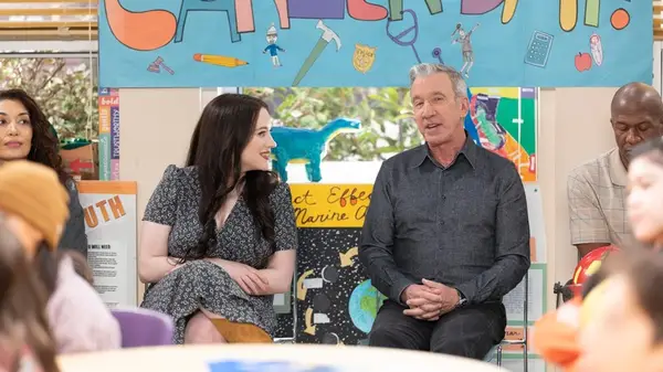 Kat Dennings with Tim Allen on Shifting Gears