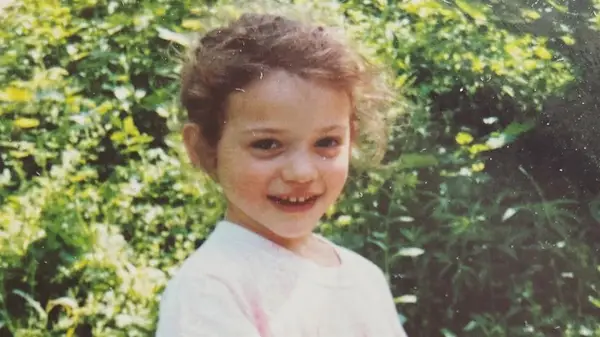 Kat Dennings as a young child