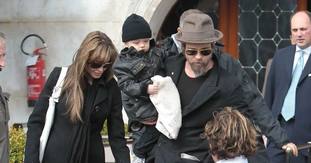 Brad Pitt, Angelina Jolie et leurs jumeaux, Vivienne et Knox