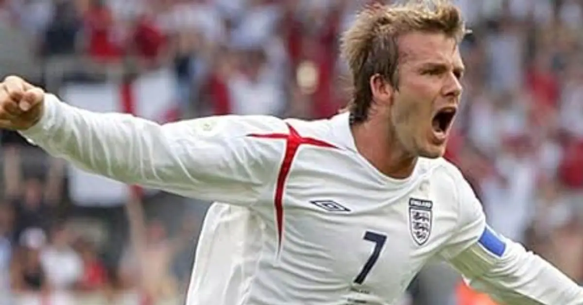 レアル・マドリードでプレーするデビッド・ベッカム