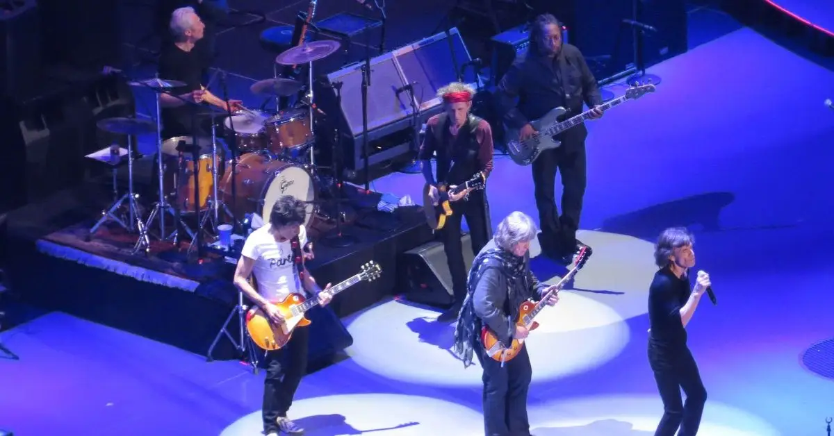 Los Rolling Stones actuando en 2012