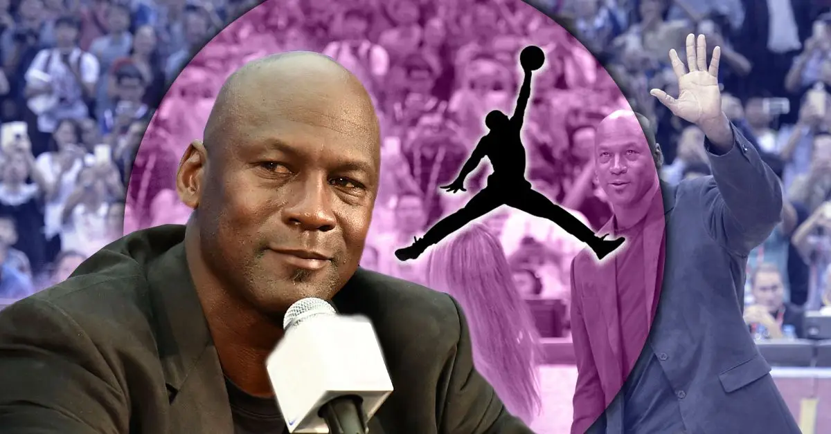 מייקל ג'ורדן יורה חישוק ב-NBA