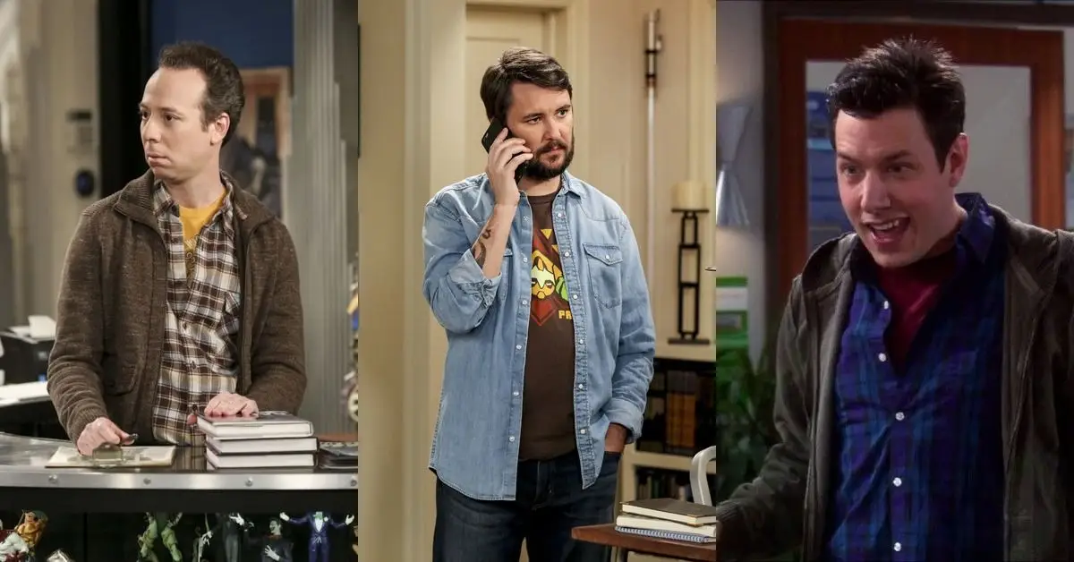 Stuart Bloom, Wil Wheaton a Barry Kripke z