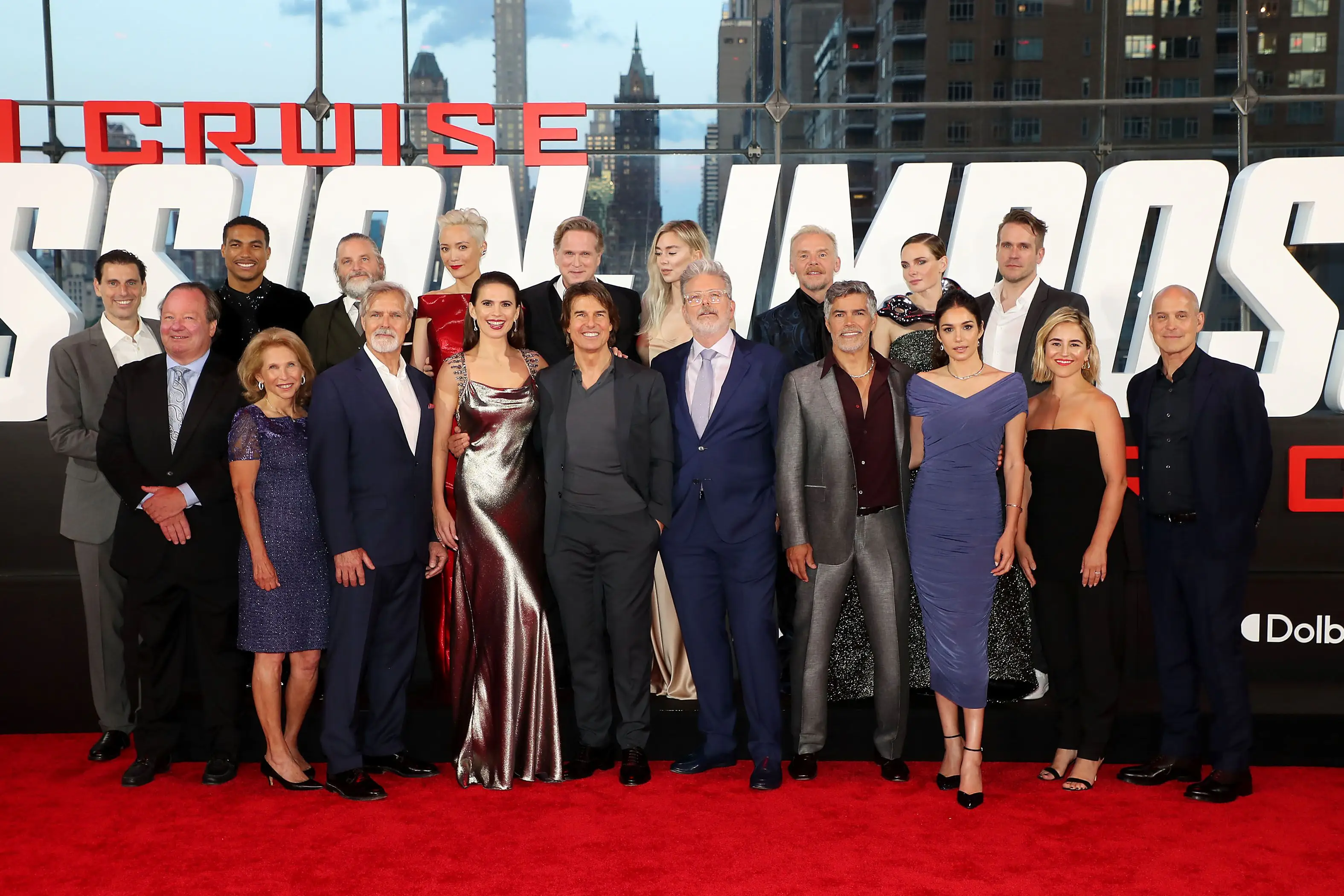 Tom Cruise e elenco de Missão: Impossível - Dead Reckoning Parte Um