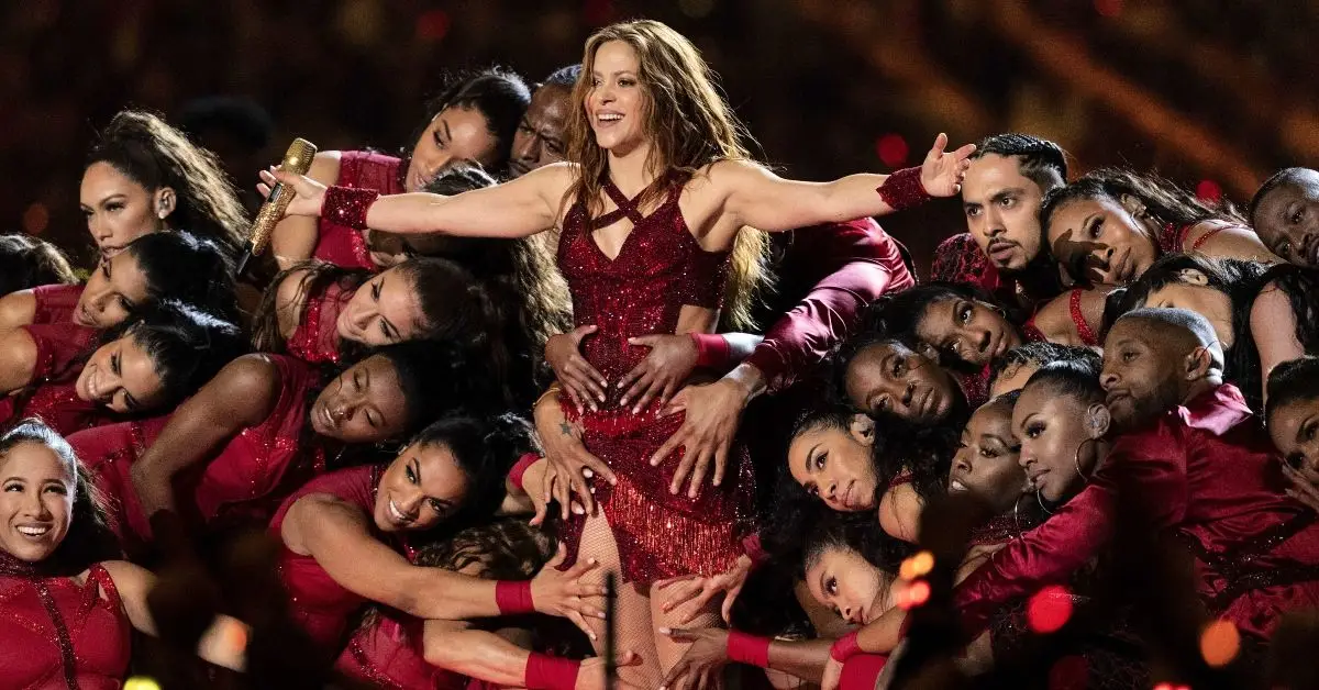 Shakira se apresentando no Superbowl