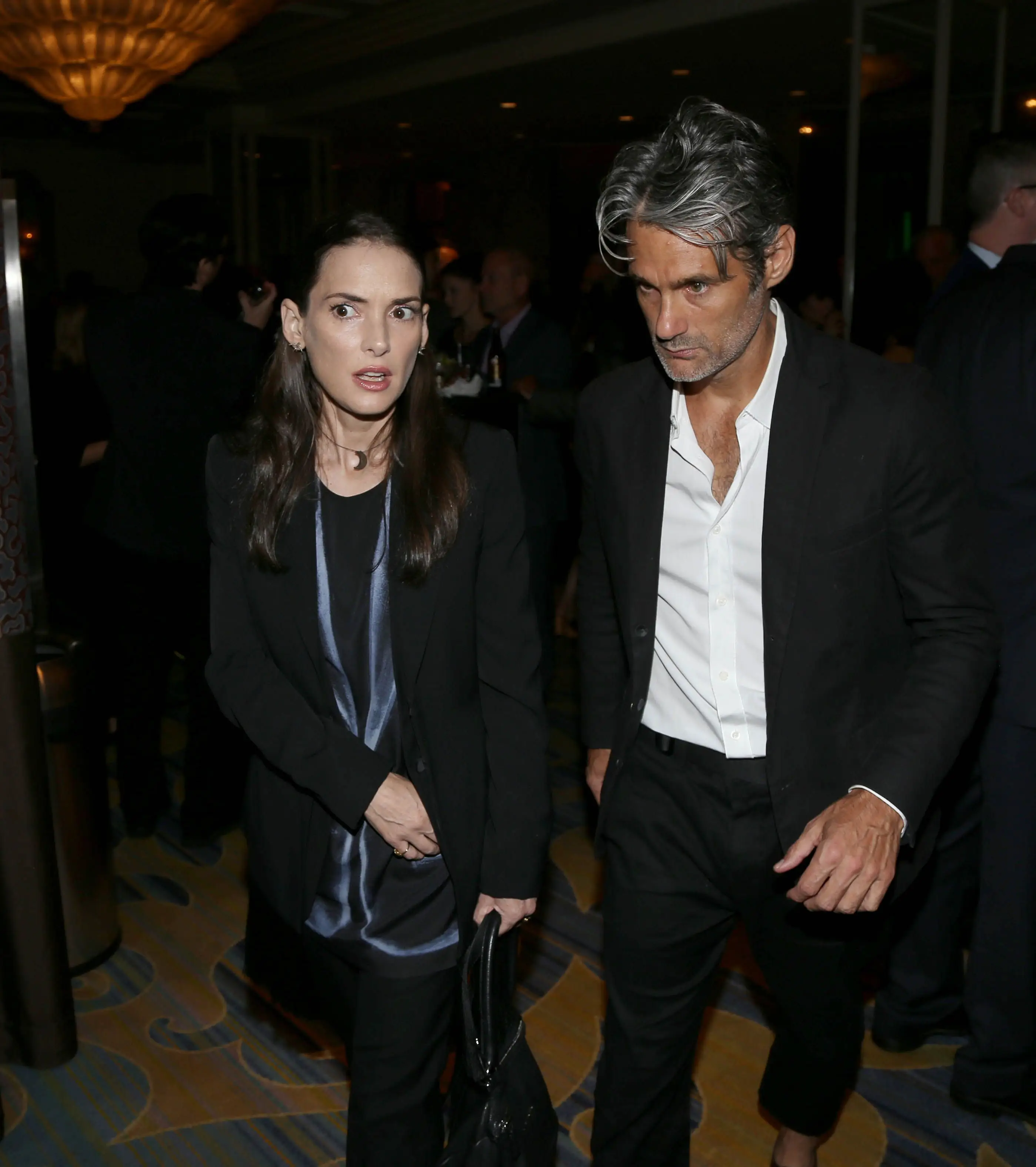 Winona Ryder a Scott Mackinlay Hahn vešli do PEN Center