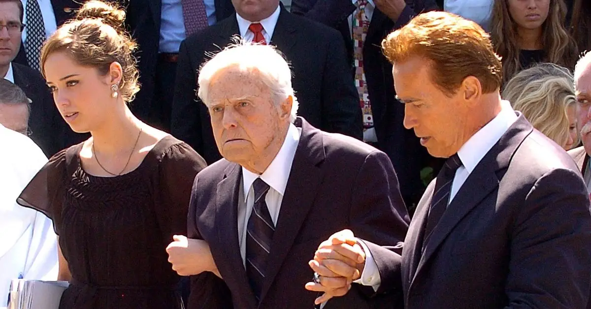 キャサリンと父親のアーンホルト・シュワルツェネッガー