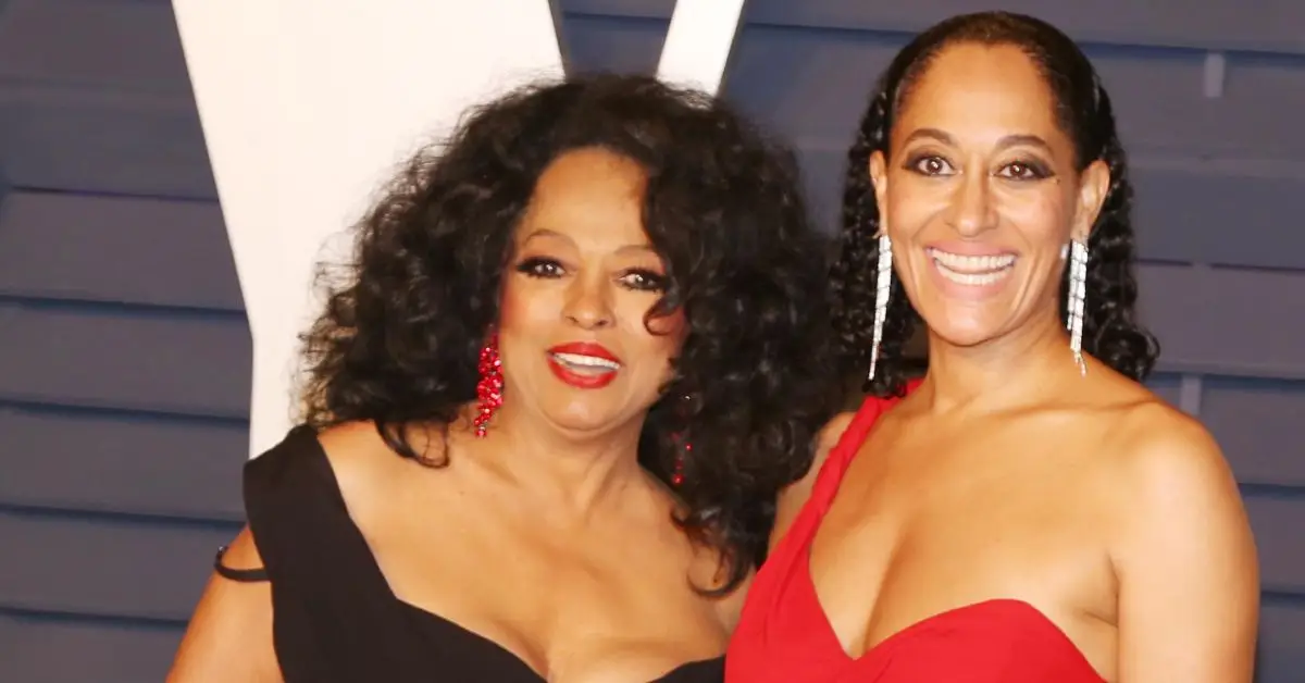 Tracee Ellis Ross i Diana Ross wyglądają razem na szczęśliwe
