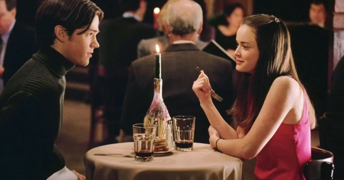 Jared Padalecki som Dean och Alexis Bledel som Rory på Gilmore Girls