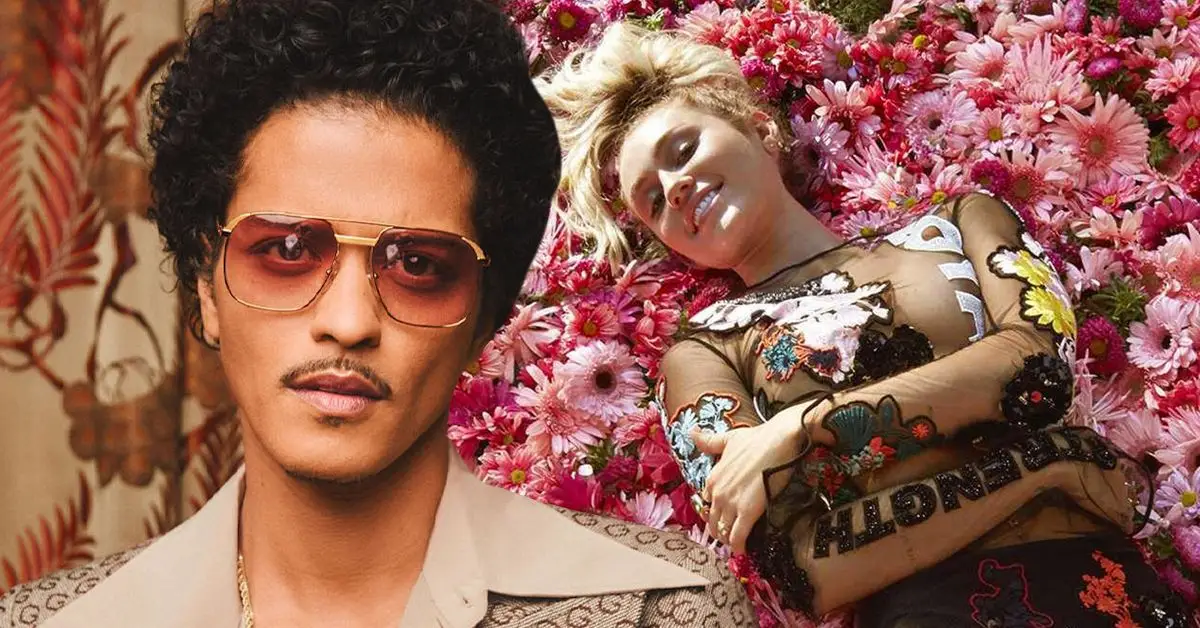 Cómo se siente realmente Bruno Mars acerca de que Miley Cyrus escriba su canción enormemente popular Flores sobre él