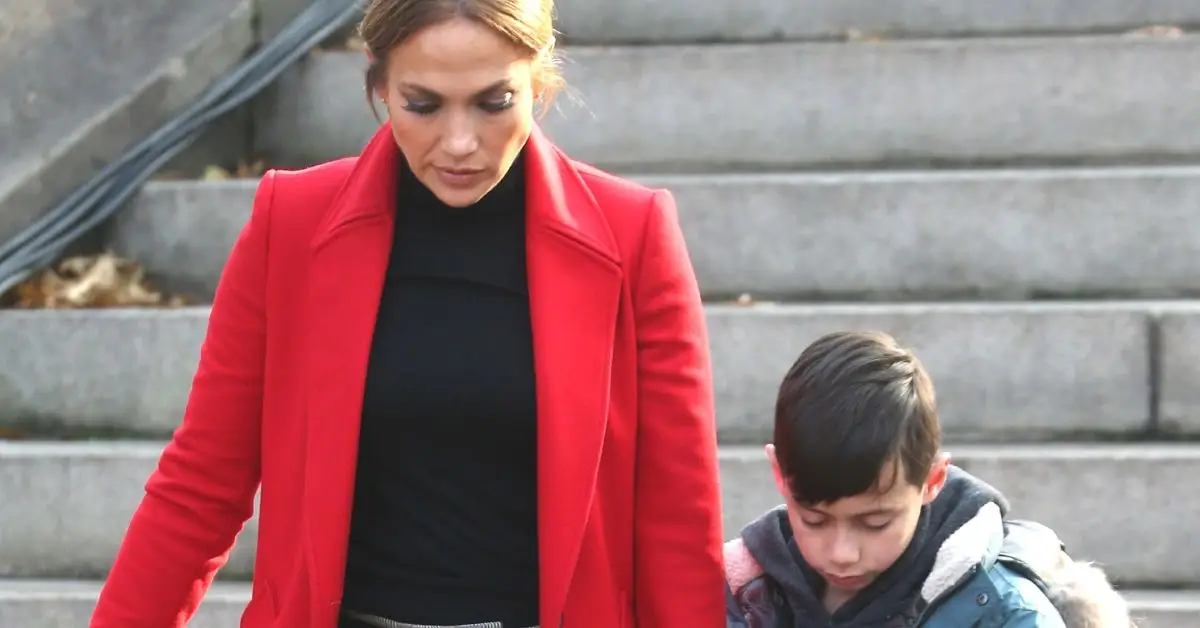 Jennifer Lopez a syn Maximilian David Muniz vonku