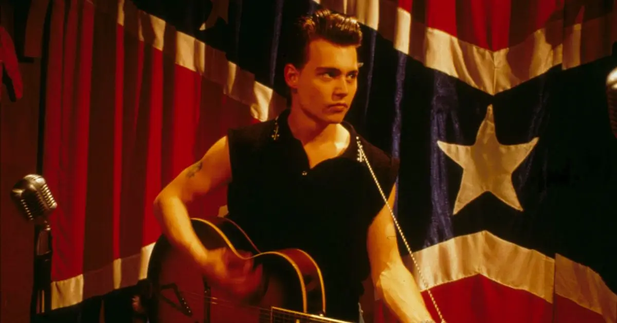 Johnny Depp, da han var en ung hjerteknuser