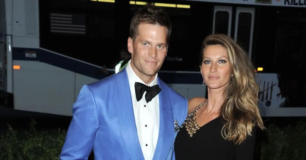 Gisele Bündchen e Tom Brady posam juntos