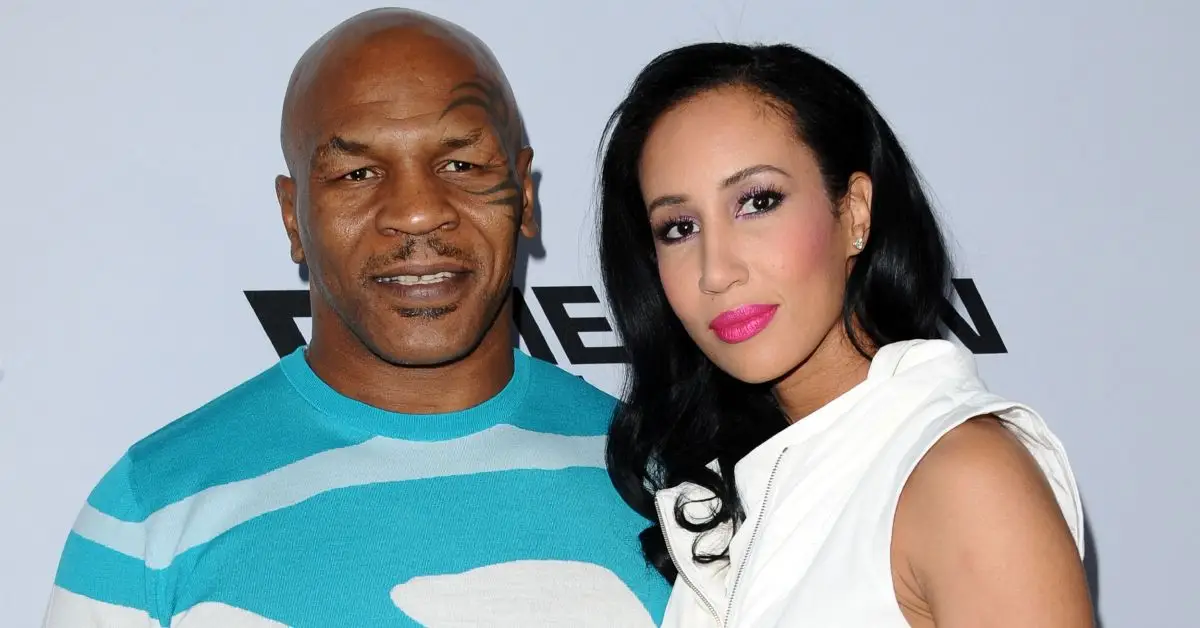 Mike Tyson a Lakiha Spicer na červeném koberci