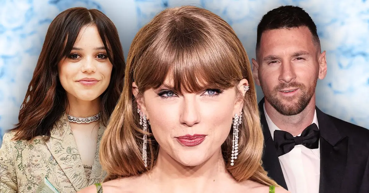 Taylor Swift, Lionel Messi i Jenna Ortega obserwują na Instagramie