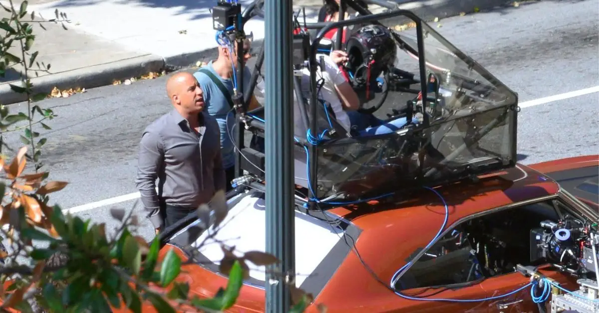 Vin Diesel na planie Szybkich i wściekłych 7