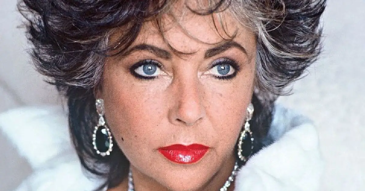 Ett porträtt av stjärnan Elizabeth Taylor