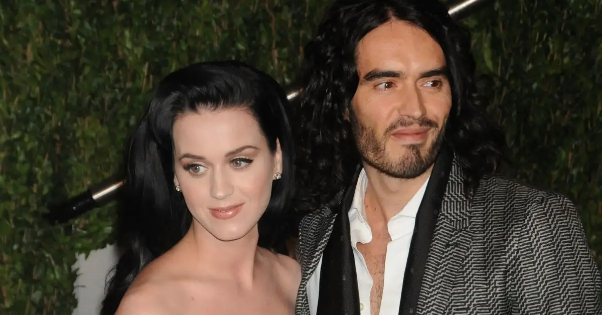 Katy perry a russell brand na 82. výroční ceny akademie - oscarový večírek vanity fair